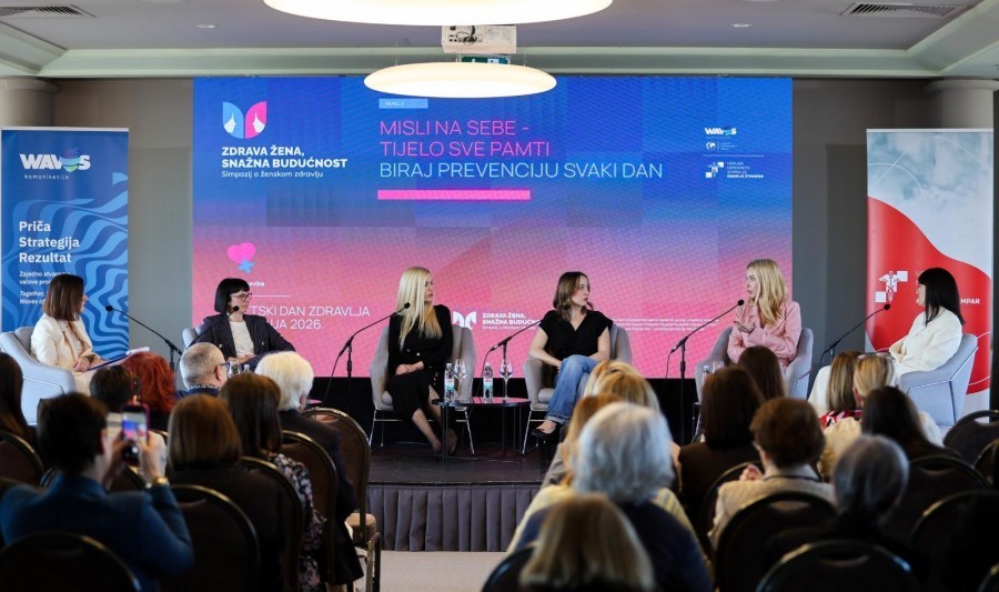 Voditeljica CZM-a, klinička psihologinja Ella Selak Bagarić na Panelu u sklopu Simpozija o ženskom zdravlju