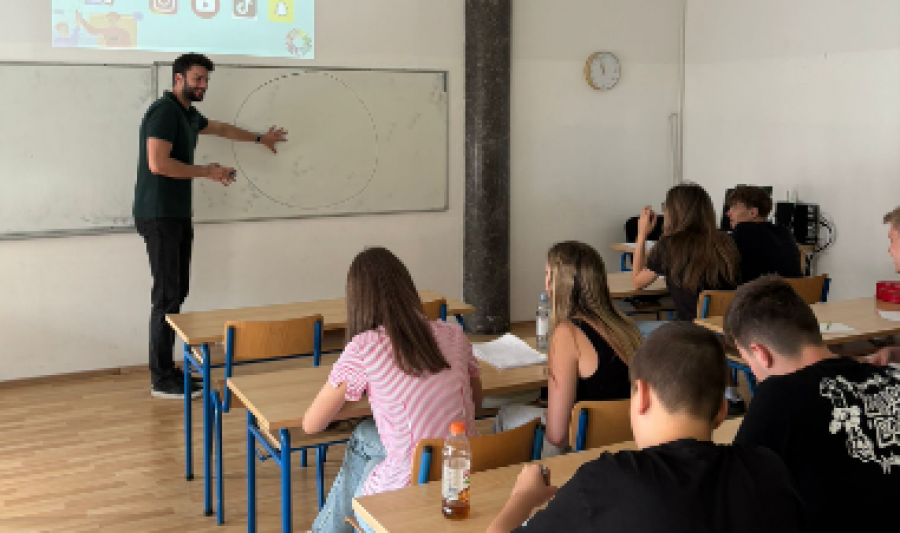 Radionica u Prvoj privatnoj gimnaziji (20.6.2024.) 