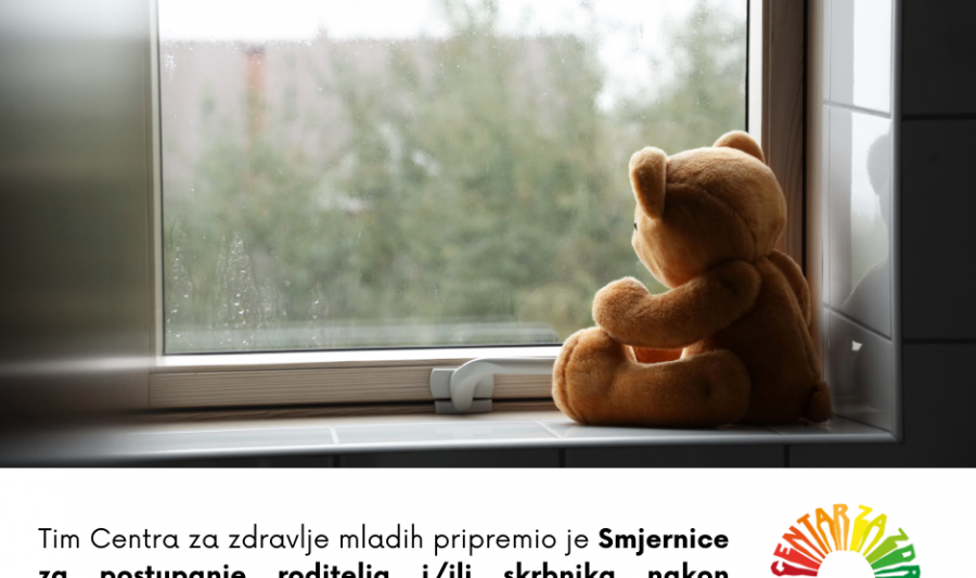 Tim CZM pripremio Smjernice za postupanje roditelja i/ili skrbnika nakon nasilnog događaja prema djetetu