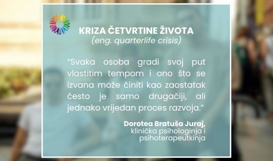 Klinička psihologinja CZM-a Dorotea Bratuša Juraj o “krizi četvrtine života” za Jutarnji list