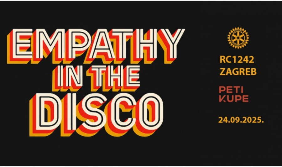 Zahvala Rotary klubu 1242 na humanitarnoj inicijativi „EMPATI&JA – Empathy in the Disco“