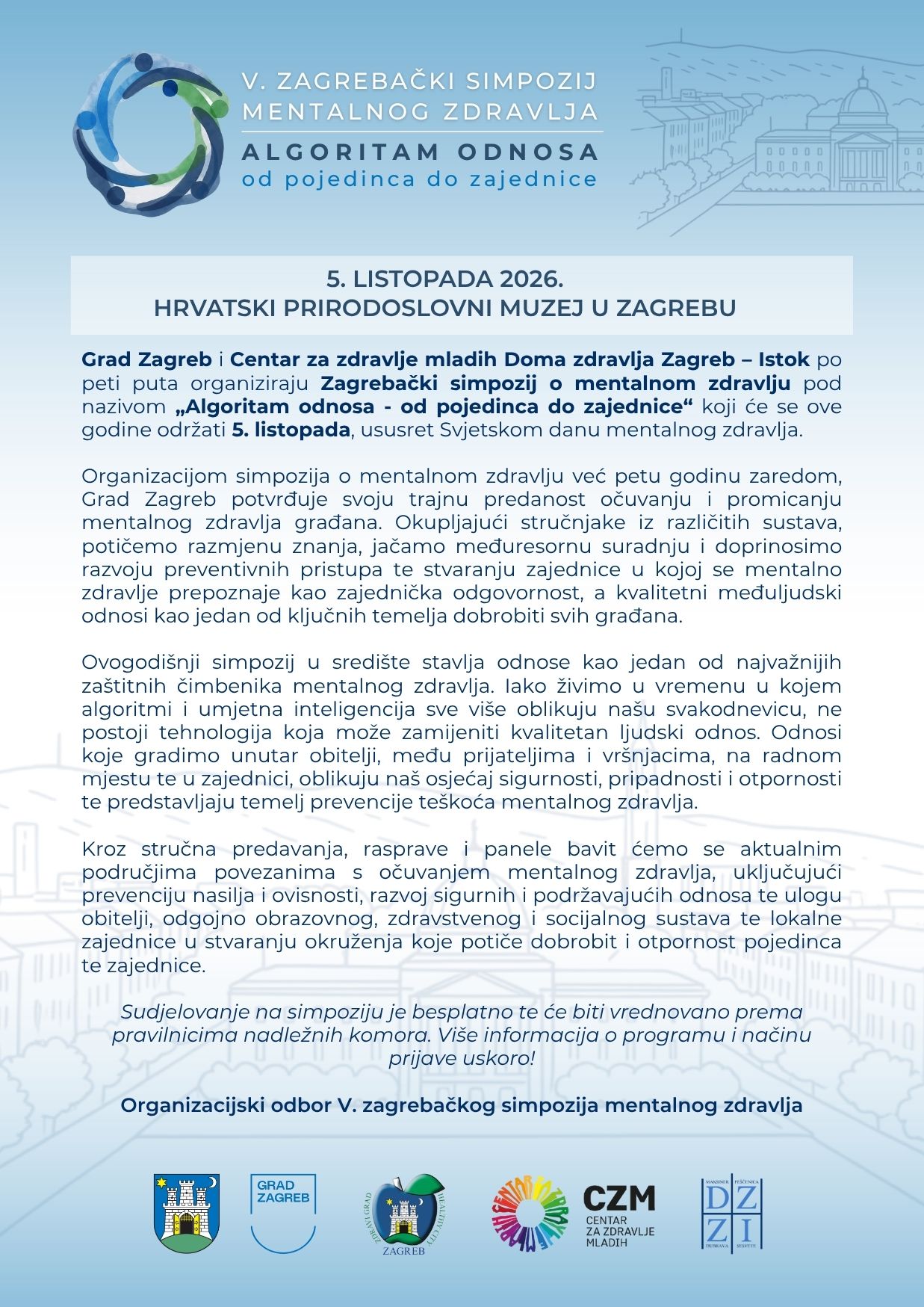 V. zagrebački simpozij mentalnog zdravlja